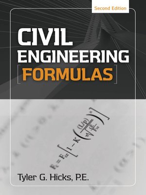 cover image of Civil Engineering Formulas